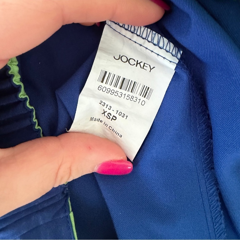 Jockey Women's Royal Blue Straight Leg Scrub Pants & V-Neck Top (XS/XSP) - Picture 11 of 12